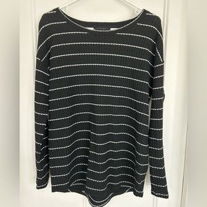 Sanctuary black/white top - size xs